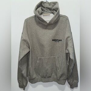 Fear Of God Essentials Hoodie Size S Oversized Color Grey Brand New With Tags